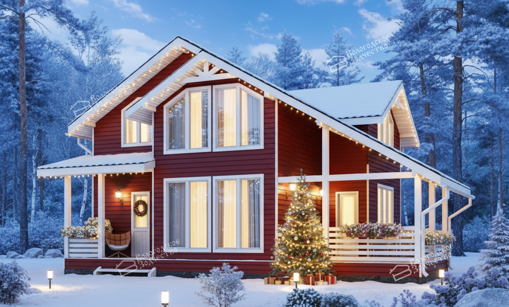 Каркасный дом VZ-832