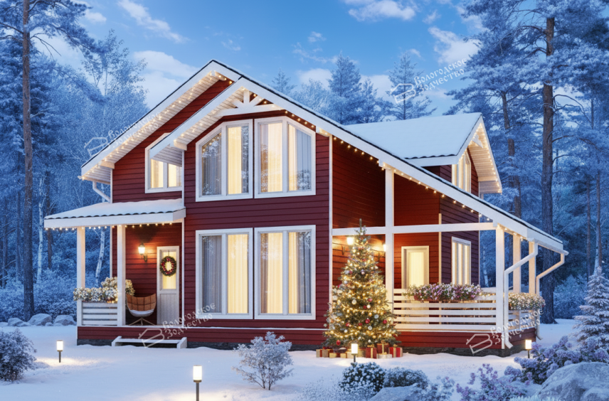 Каркасный дом VZ-832