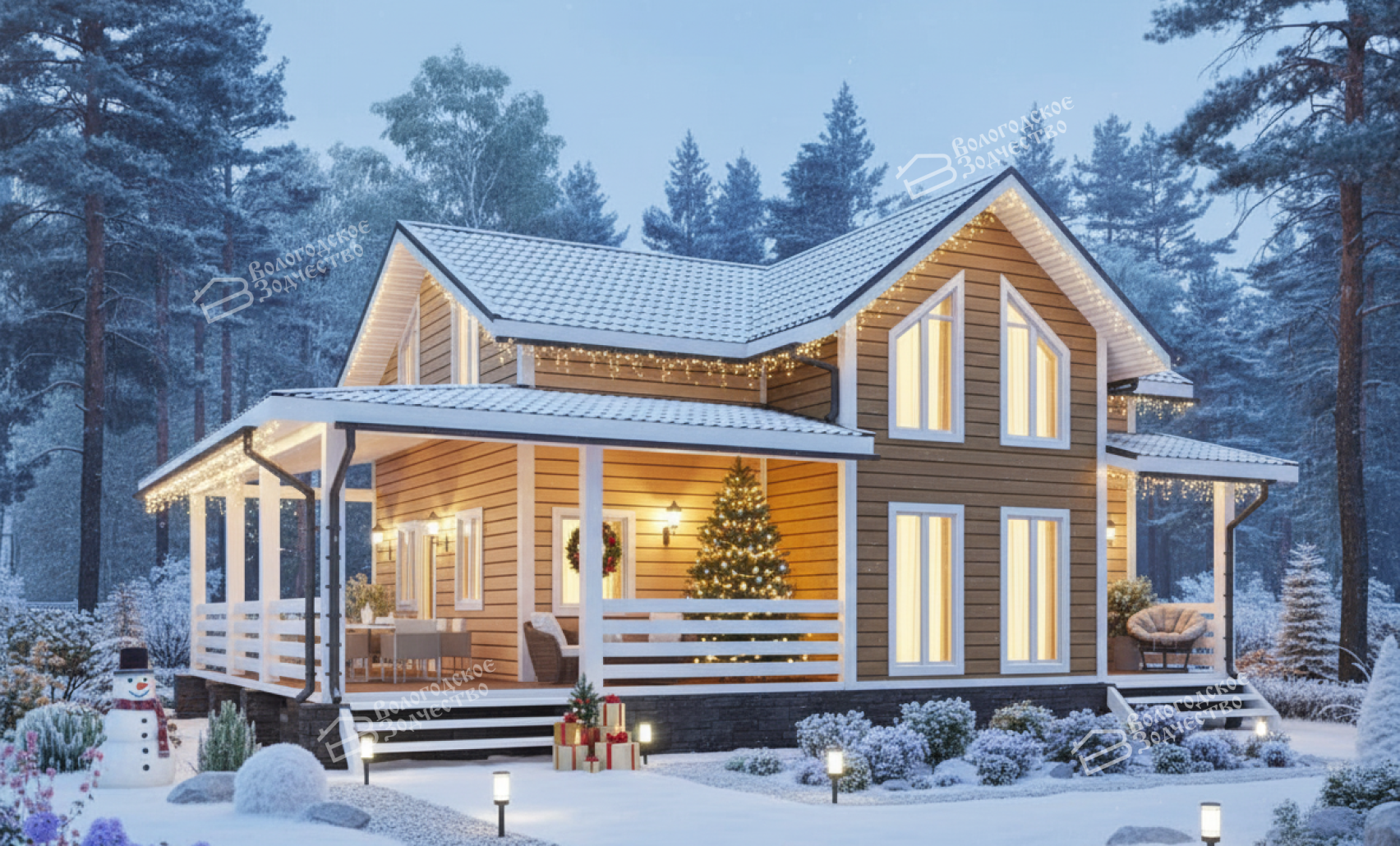 Каркасный дом VZ-833