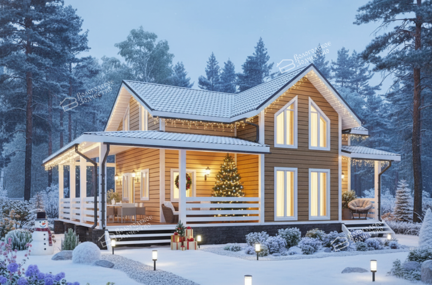 Каркасный дом VZ-833