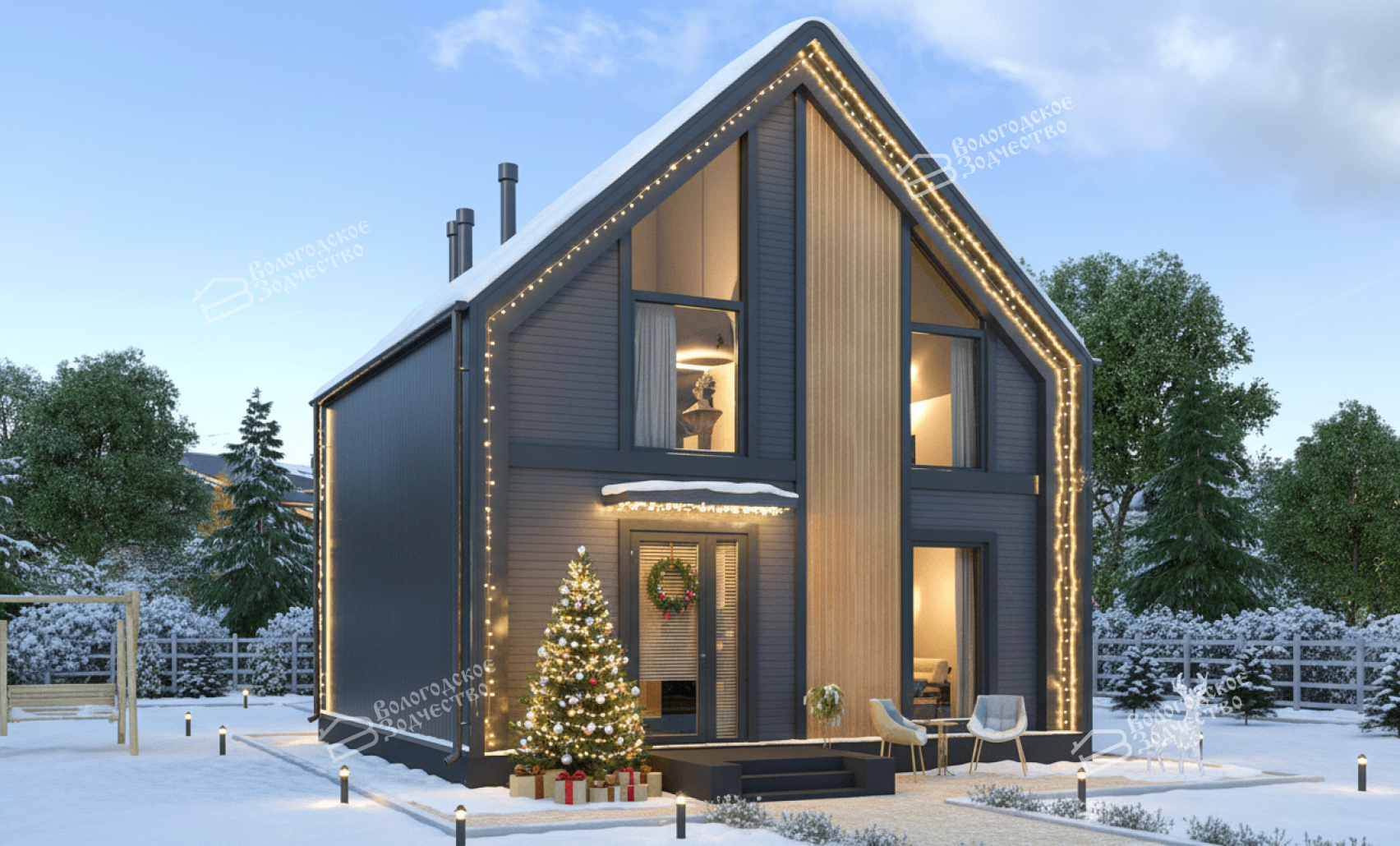 Каркасный дом VZ-841