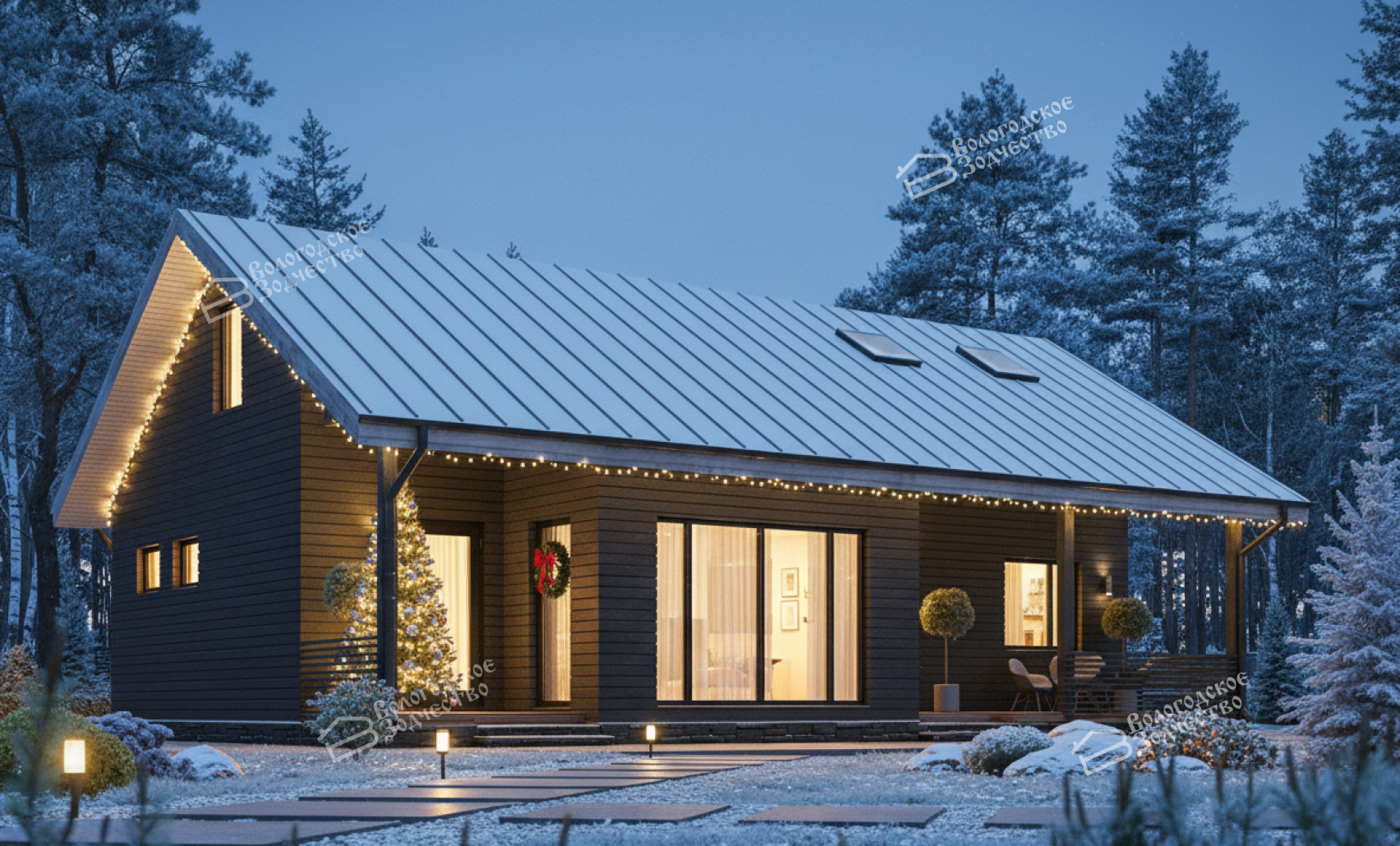 Каркасный дом VZ-843