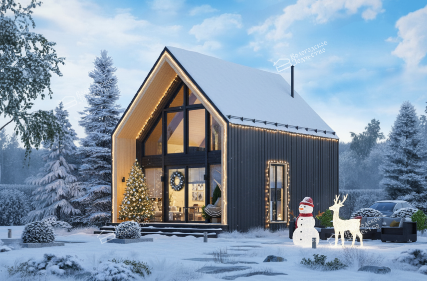 Каркасный дом VZ-851