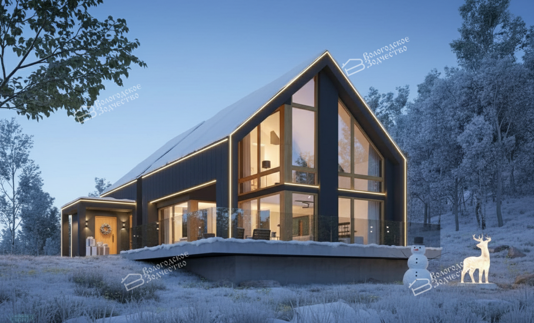 Каркасный дом VZ-857