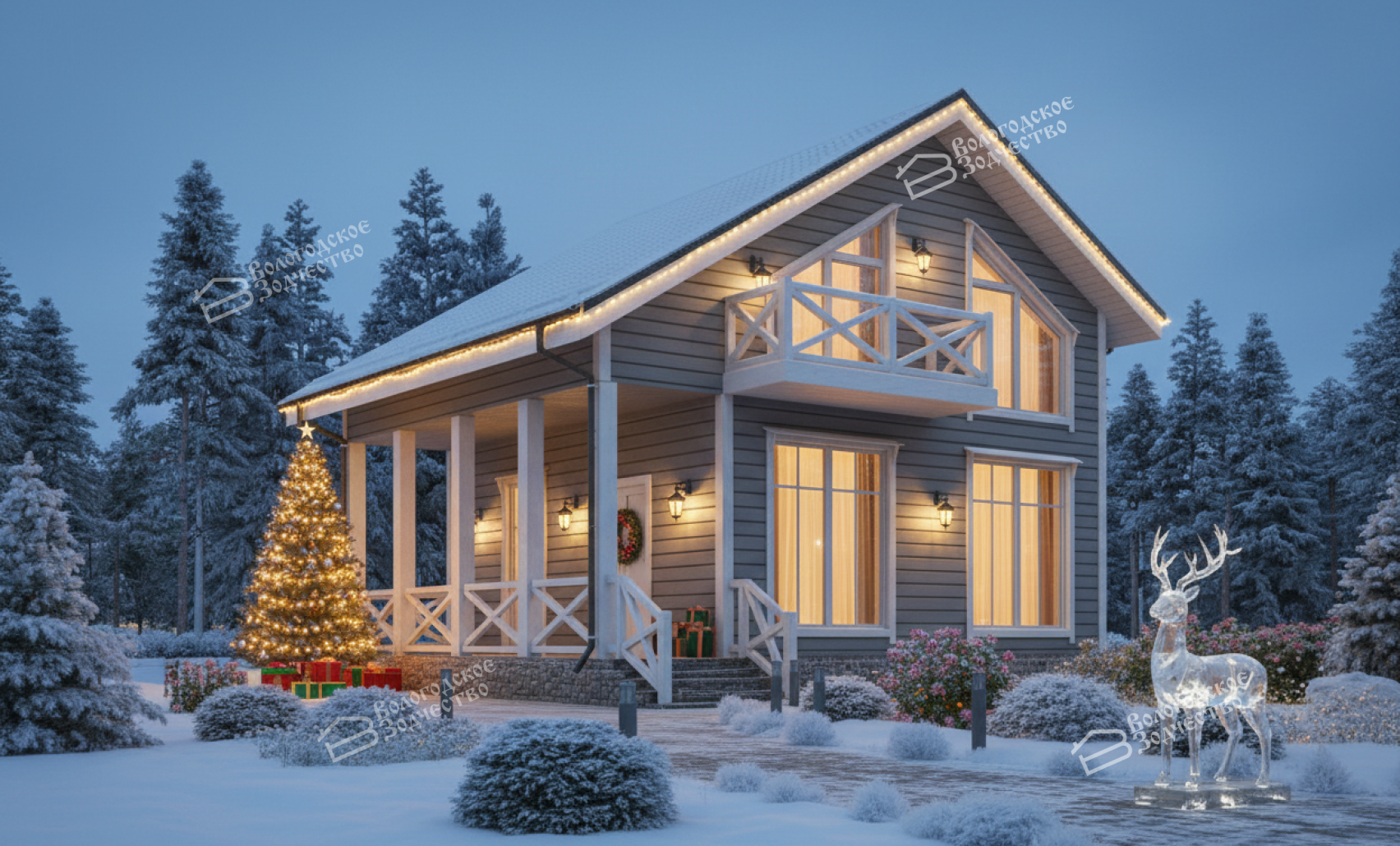 Каркасный дом VZ-868