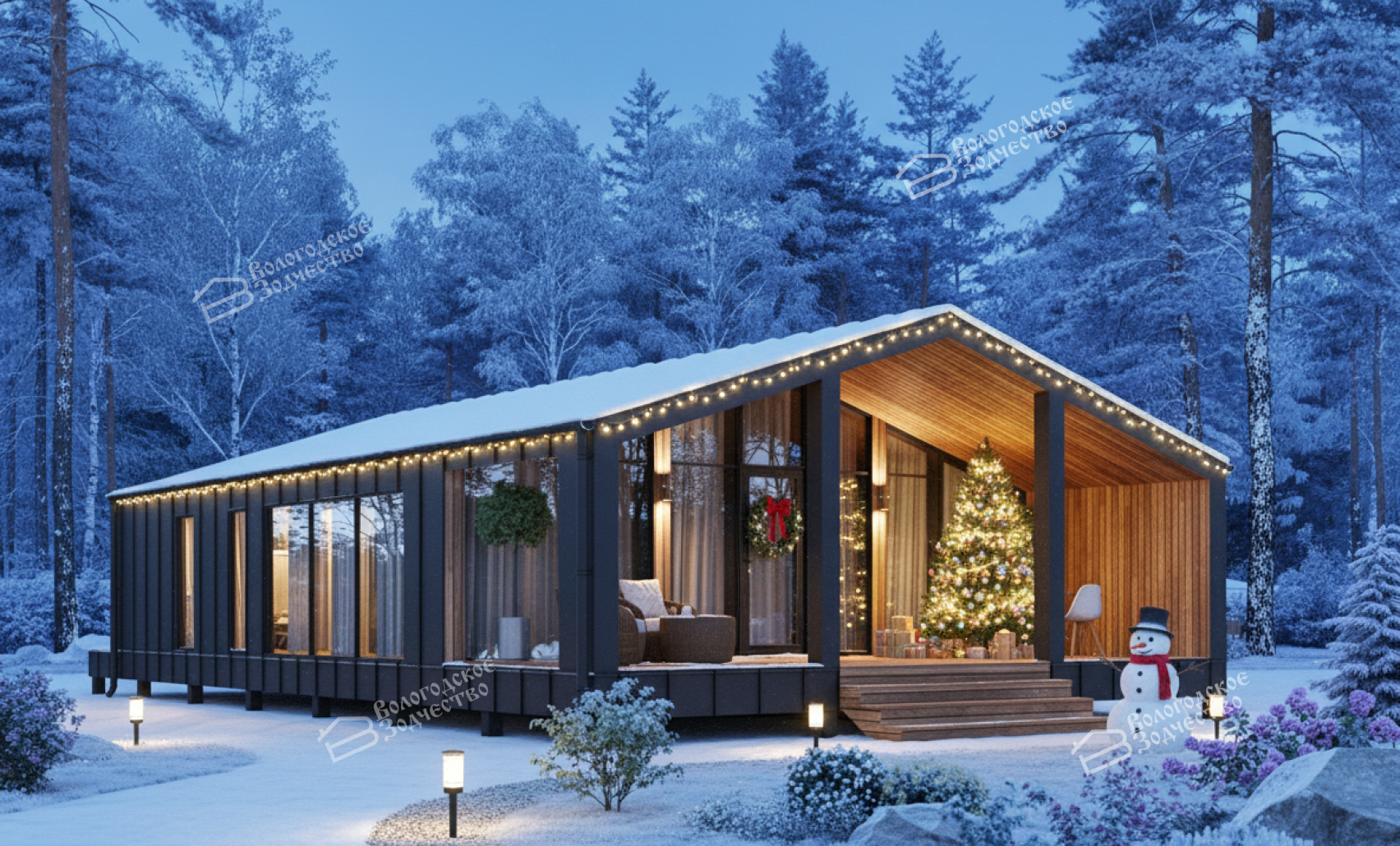 Каркасный дом VZ-871