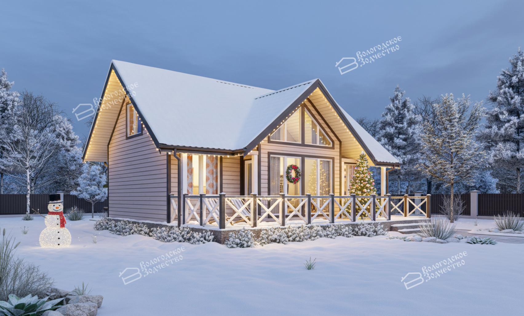 Каркасный дом VZ-873