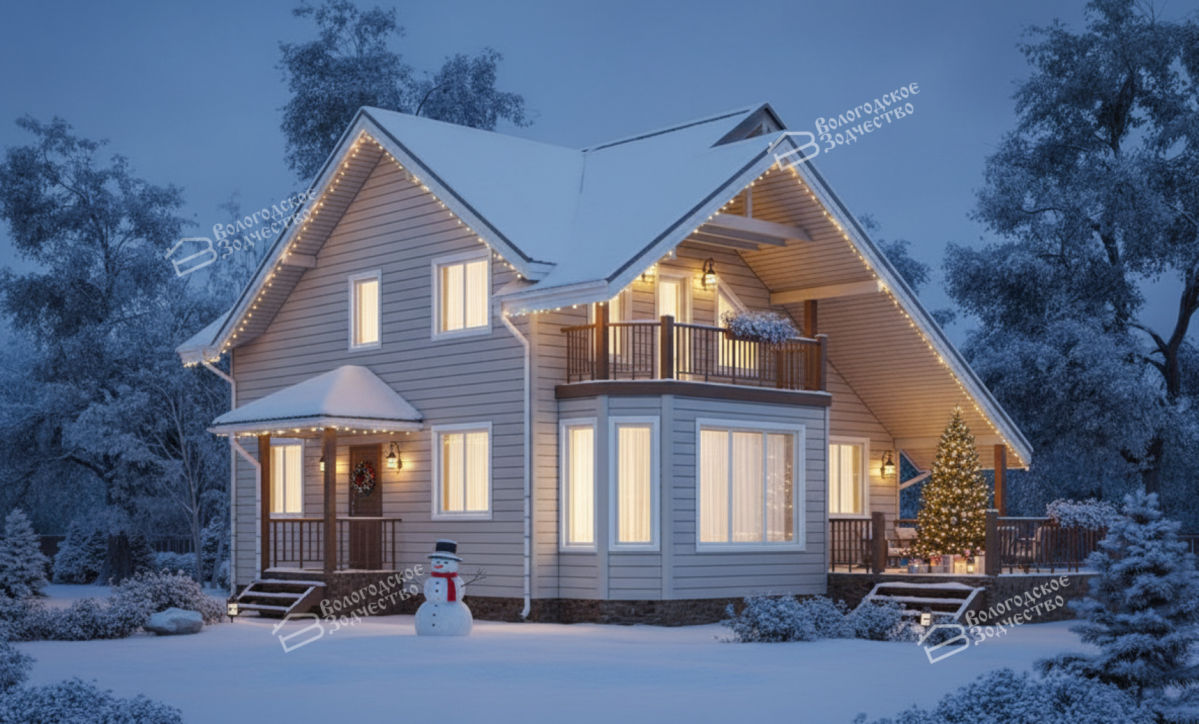 Каркасный дом VZ-899