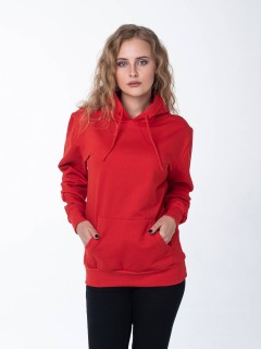 Красное женское худи