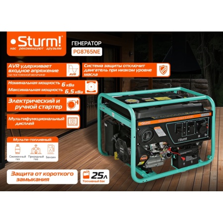 ��������� ������/���/��������� ��� Sturm (PG8765NE) (6 ���, 220 �, 1 ����, ��������������)