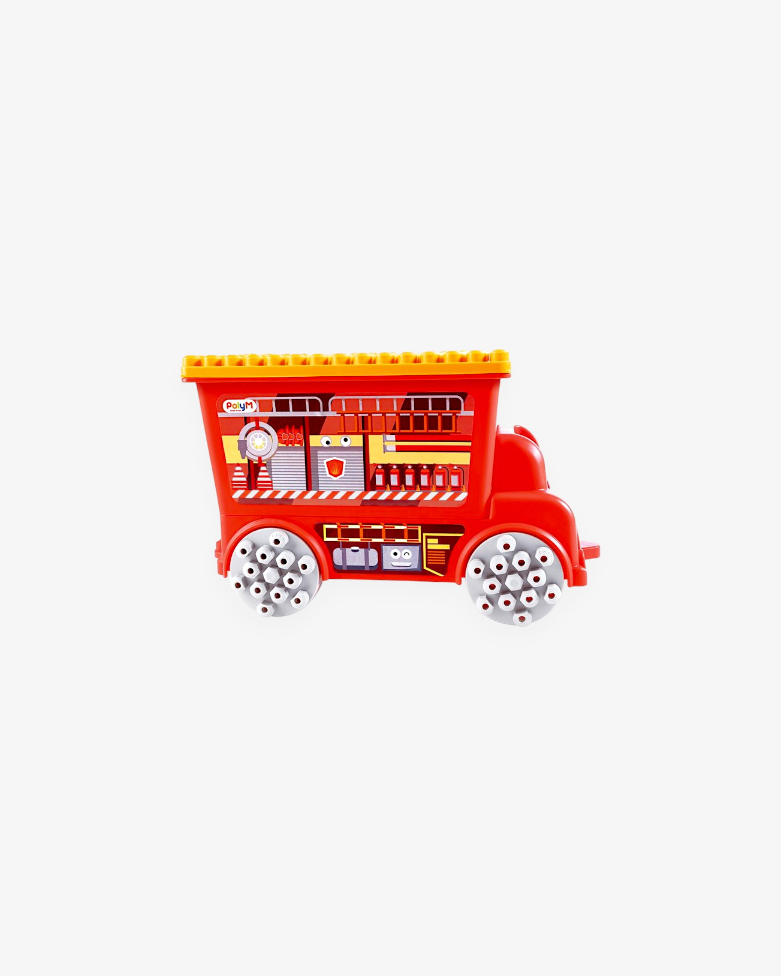 HAPE — Конструктор "Креатив" Пожарно-спасательная машина, 106 элементов