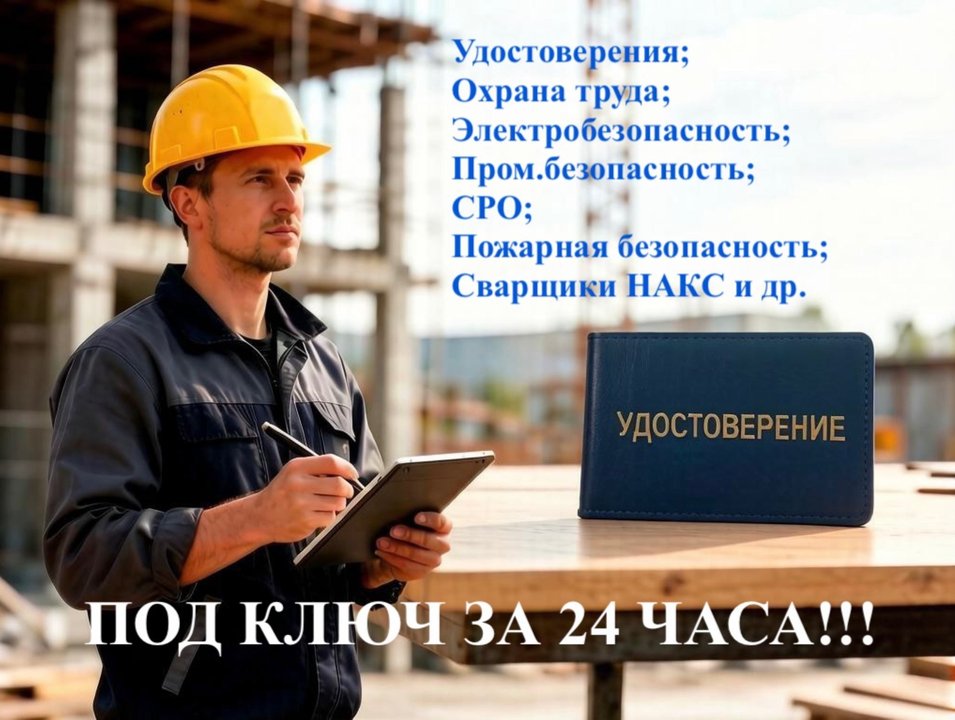 Обучение персонала, охрана труда, СРО, НРС