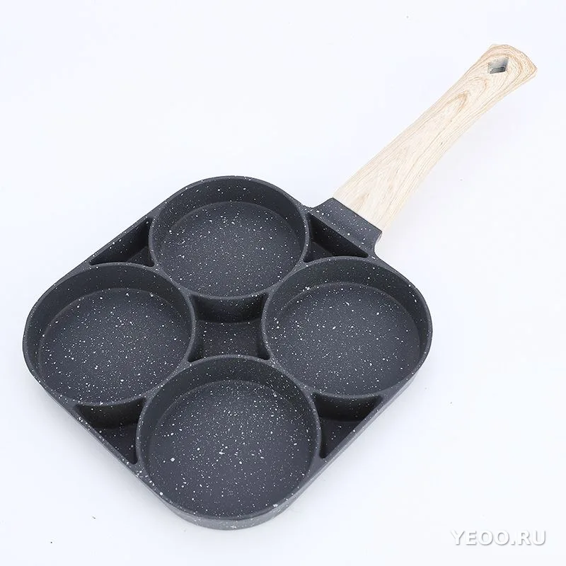 Сковородка для яичницы 4 секции (круглые)