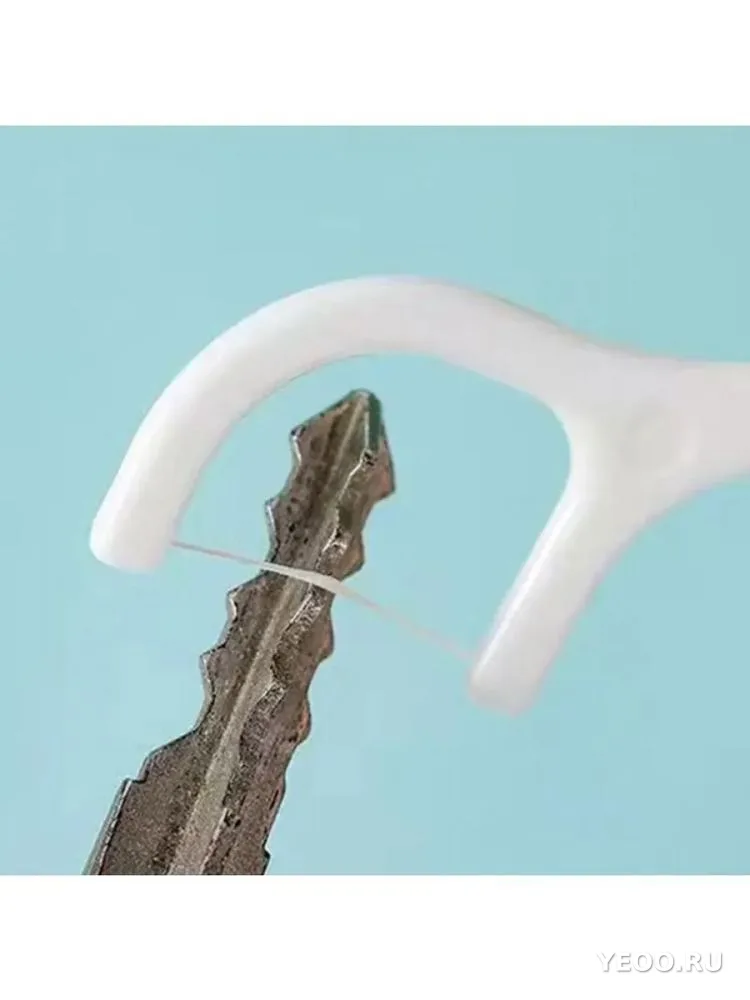 Зубочистки с нитью