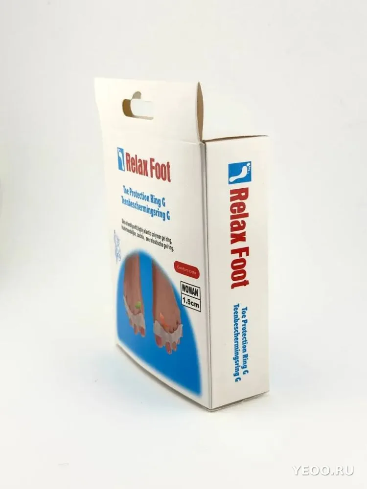 Силиконовый разделитель для пальцев ног relax foot