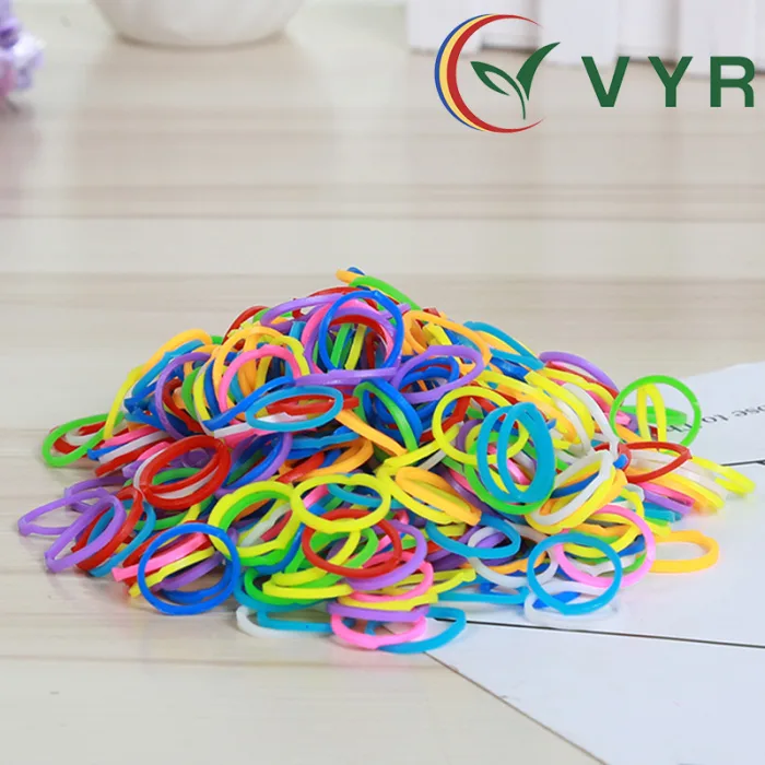 Цветные резинки для плетения браслетов, набор для DIY