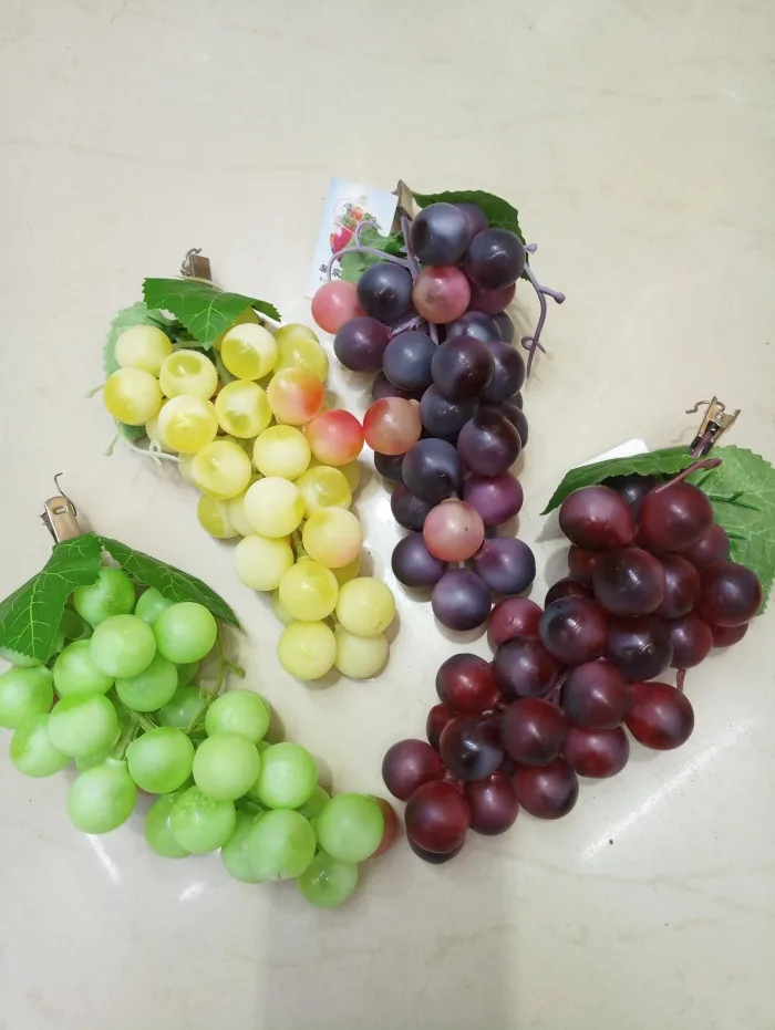 Муляж винограда, круглая гроздь 36 ягод, для декора и съёмки
