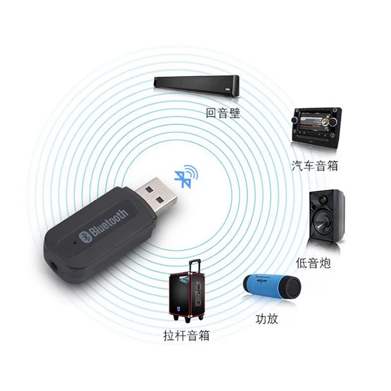 Bluetooth-адаптер для автомобиля, беспроводной аудиоприёмник для колонок