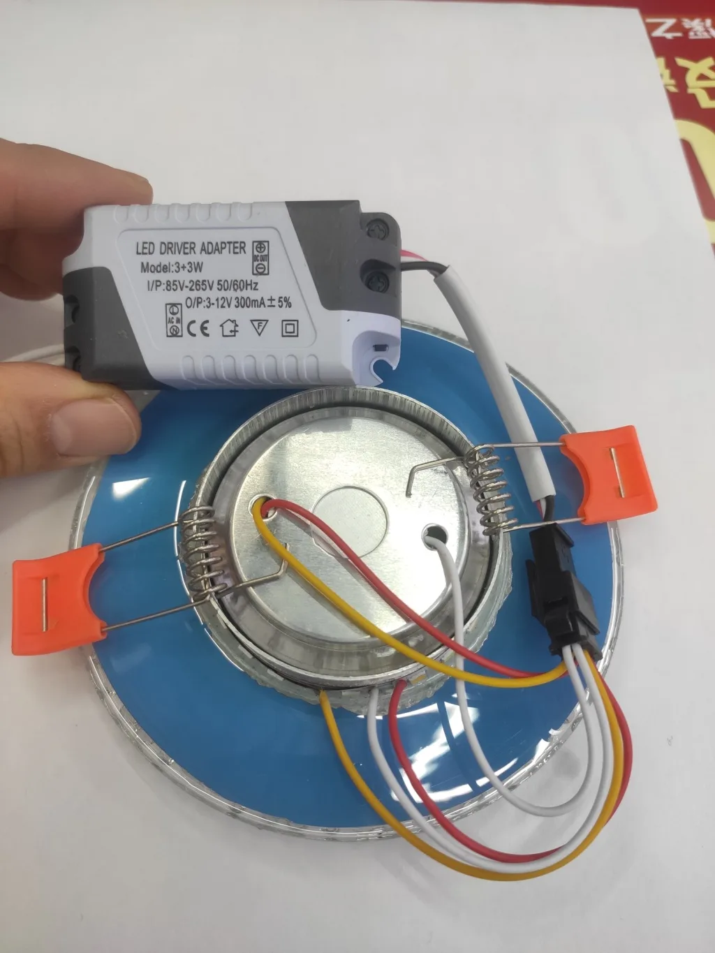 Потолочный светильник из хрусталя с LED-лампами
