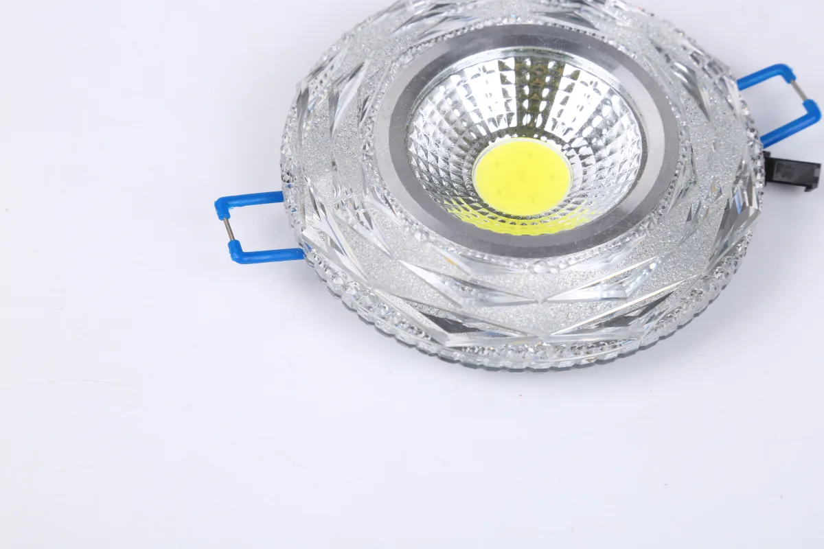 Потолочный светильник из хрусталя с LED-лампами