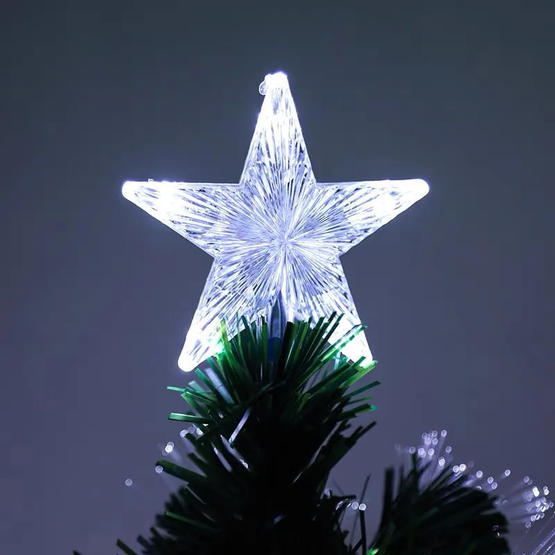 Новогодняя ёлка с LED-подсветкой и оптоволокном
