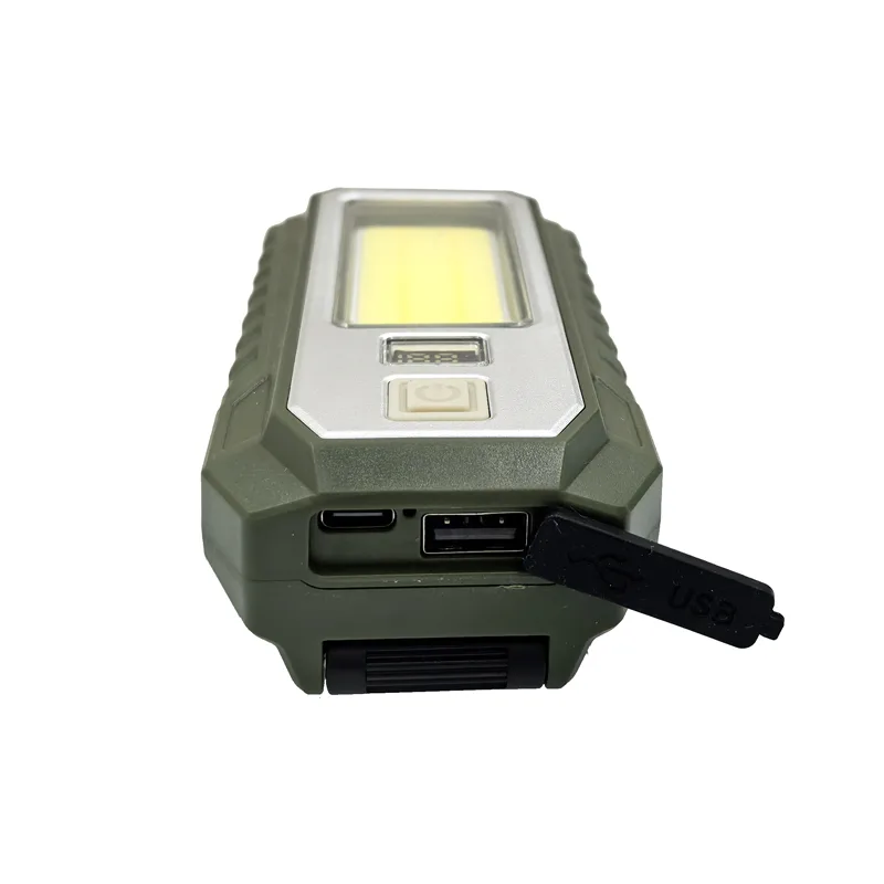 Фонарь рабочий аккумуляторный с USB-зарядкой, сильный магнит, многофункциональный