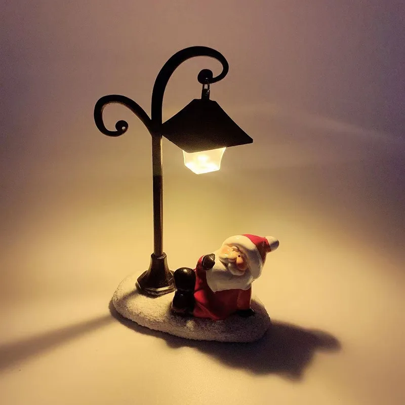 Новогодний керамический сувенир с LED-подсветкой, украшение