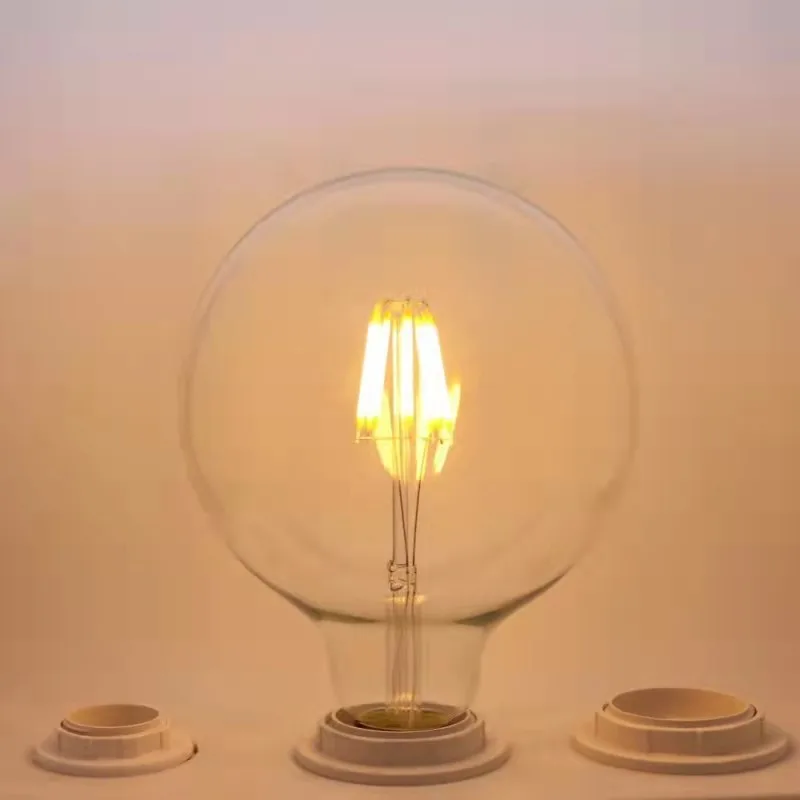 LED-лампа G125 с нитью накала, 4/6/8 Вт, для декора и улицы