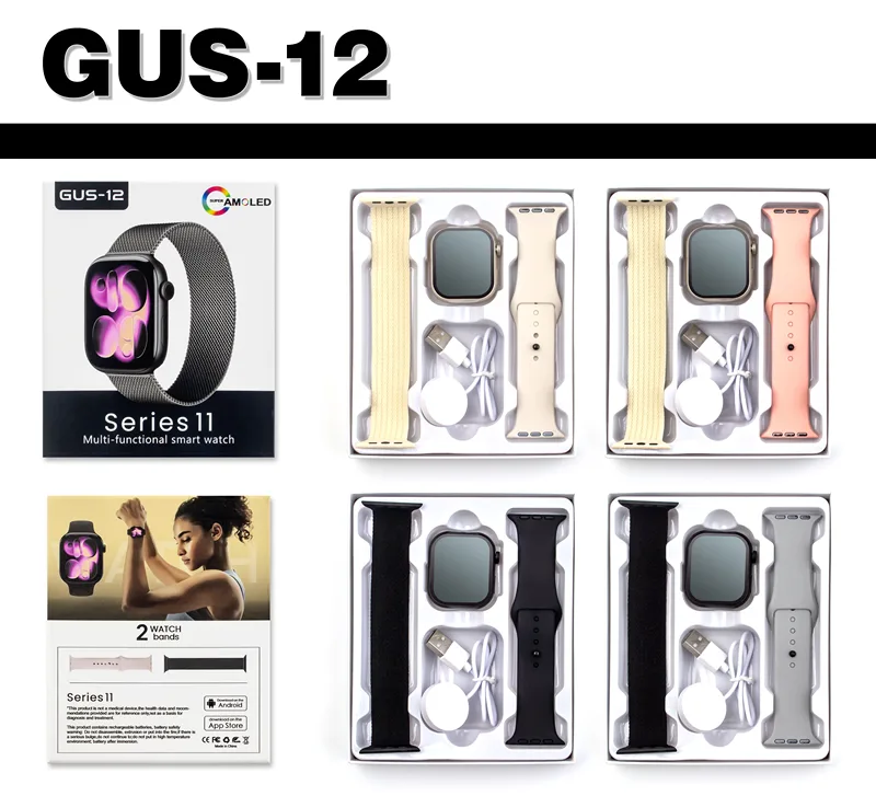 Умные часы GUS с Bluetooth-звонками и наушниками, 7 в 1, спортивные