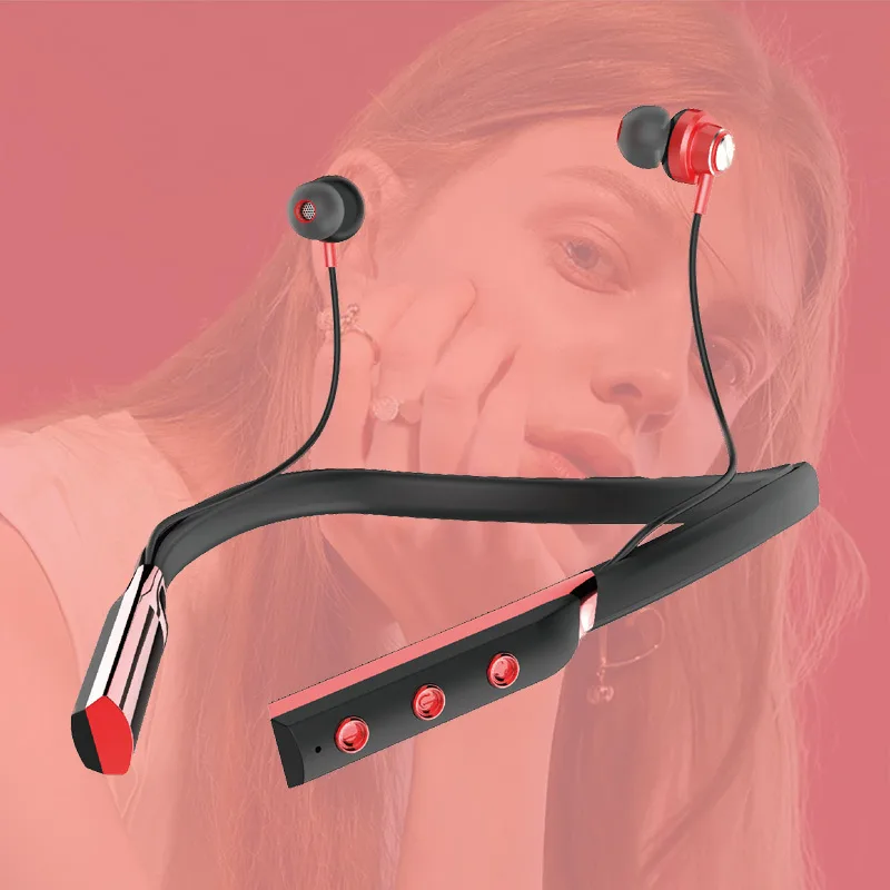 Шейные беспроводные Bluetooth-наушники 5.0 для спорта