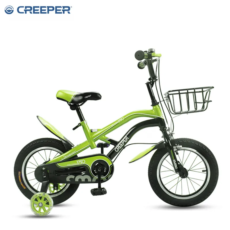 Детский трёхколёсный велосипед Creeper с дополнительными колёсами