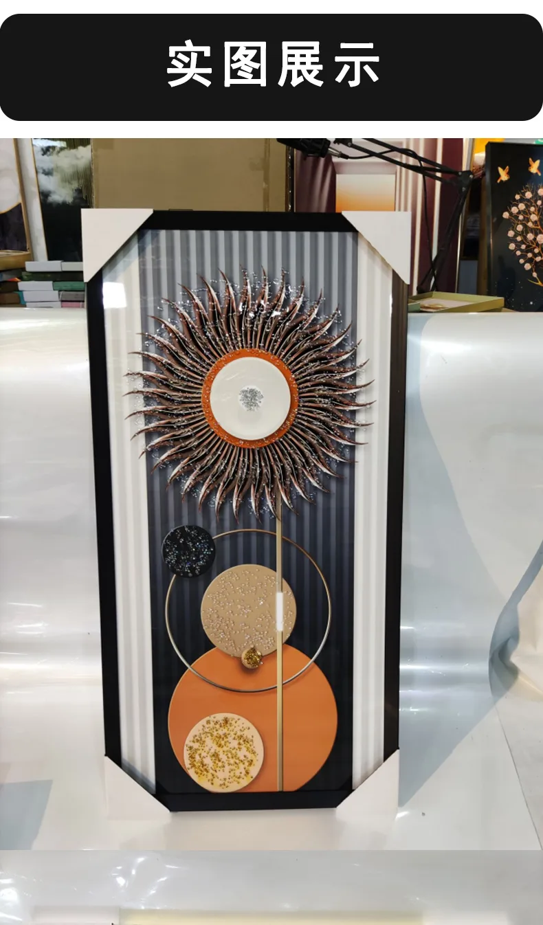 Декоративное панно из кристаллической керамики, квадратное 60x60 см
