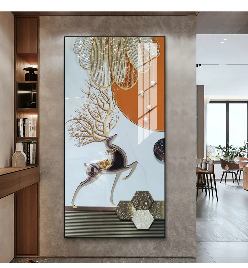 Декоративное панно из кристаллической керамики, квадратное 60x60 см