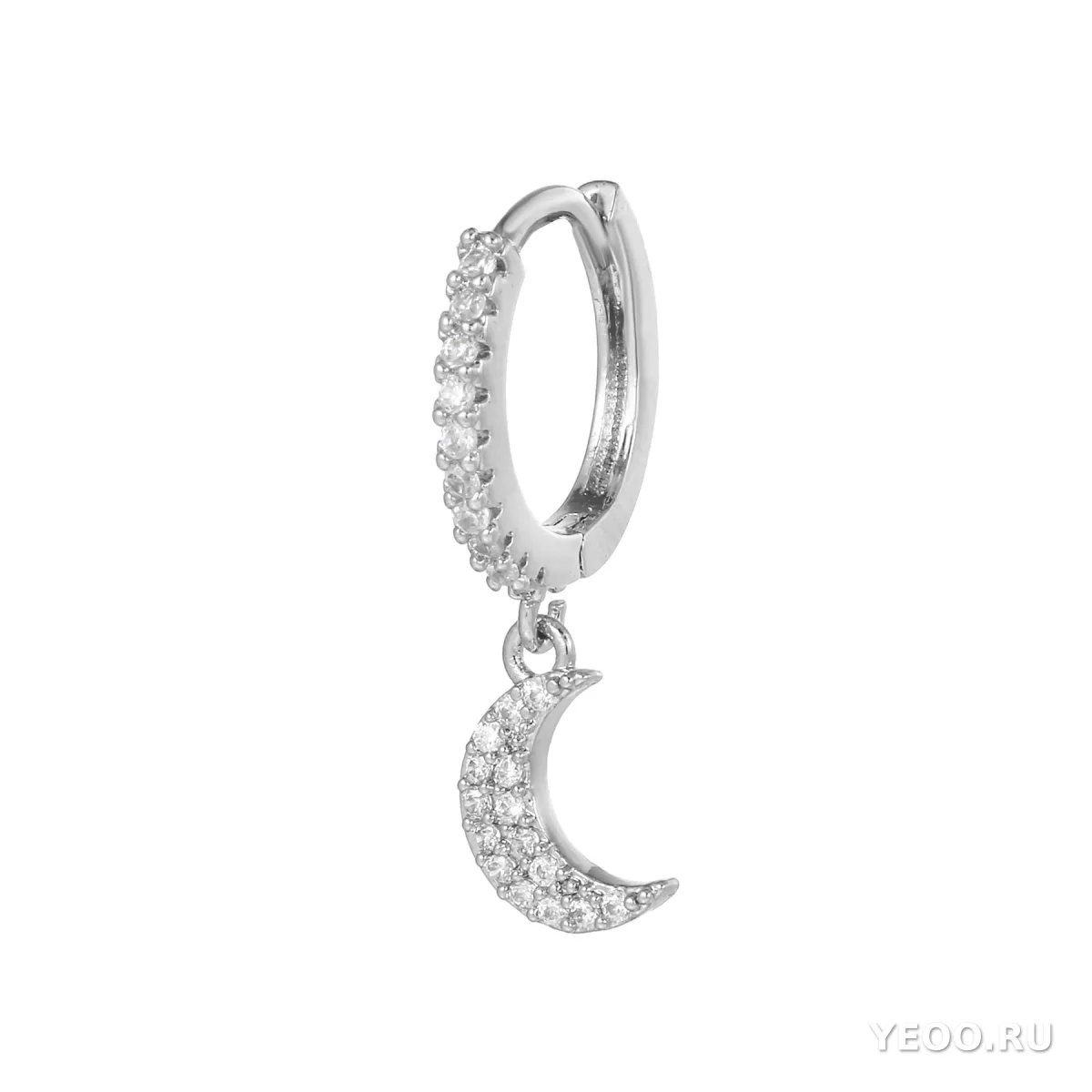 Серьги-зажимы с бантиком, женские