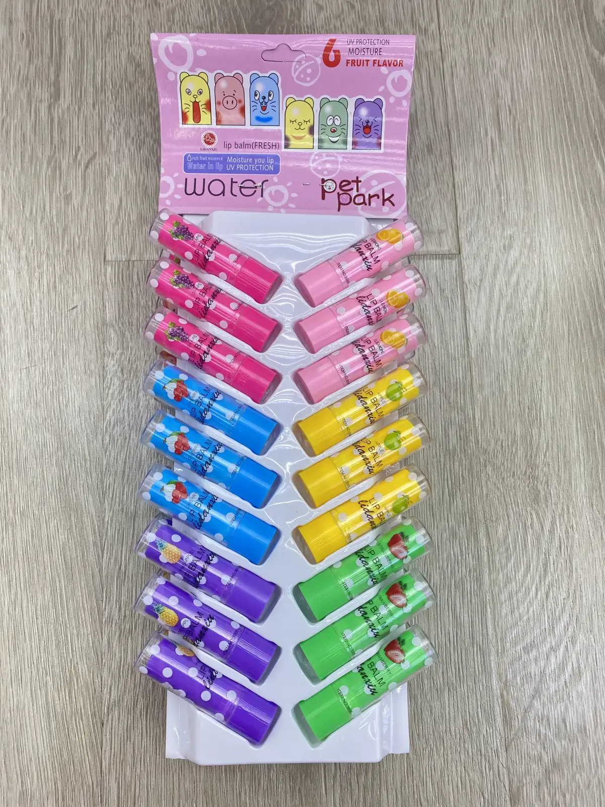 Увлажняющая губная помада с ароматом фруктов, 36 штук