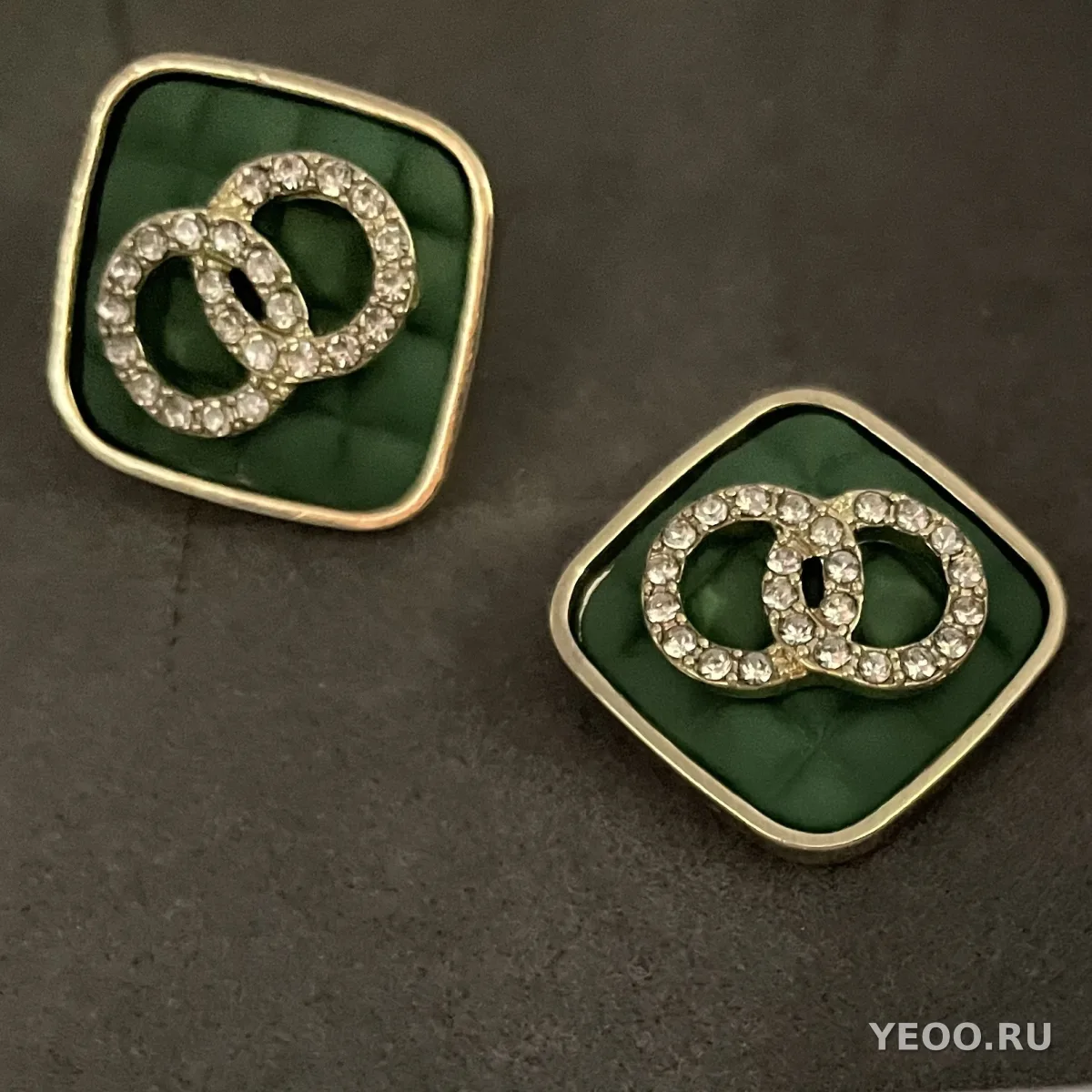 Сережки-подвески цветочные с кисточками на серебряной основе