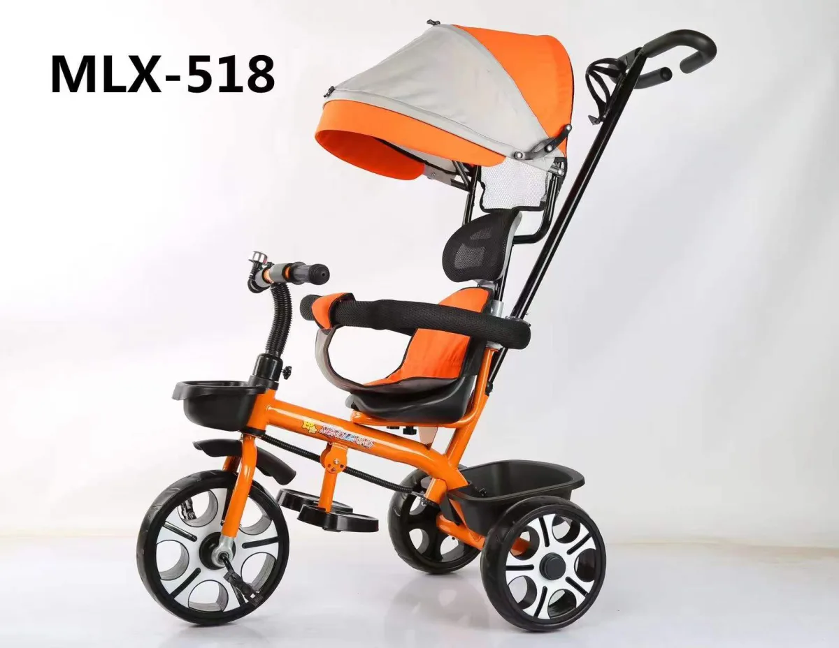 Детский трехколесный велосипед-каталка для детей 1-5 лет