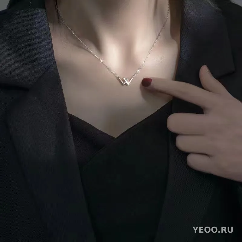 Серебряное ожерелье с имитацией жемчуга, цепочка-ключ, 41–50 см