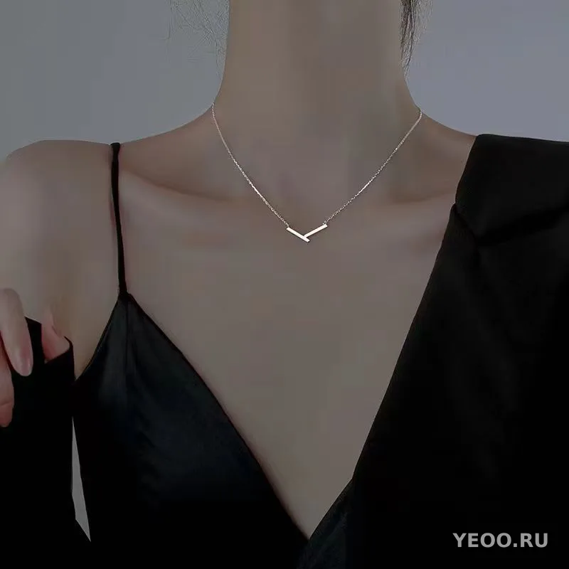 Серебряное ожерелье с имитацией жемчуга, цепочка-ключ, 41–50 см