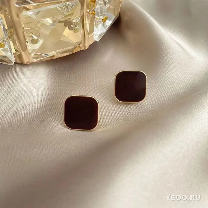 Серьги-гвоздики и подвески из серебра 925 пробы, женские, в гонконгском стиле