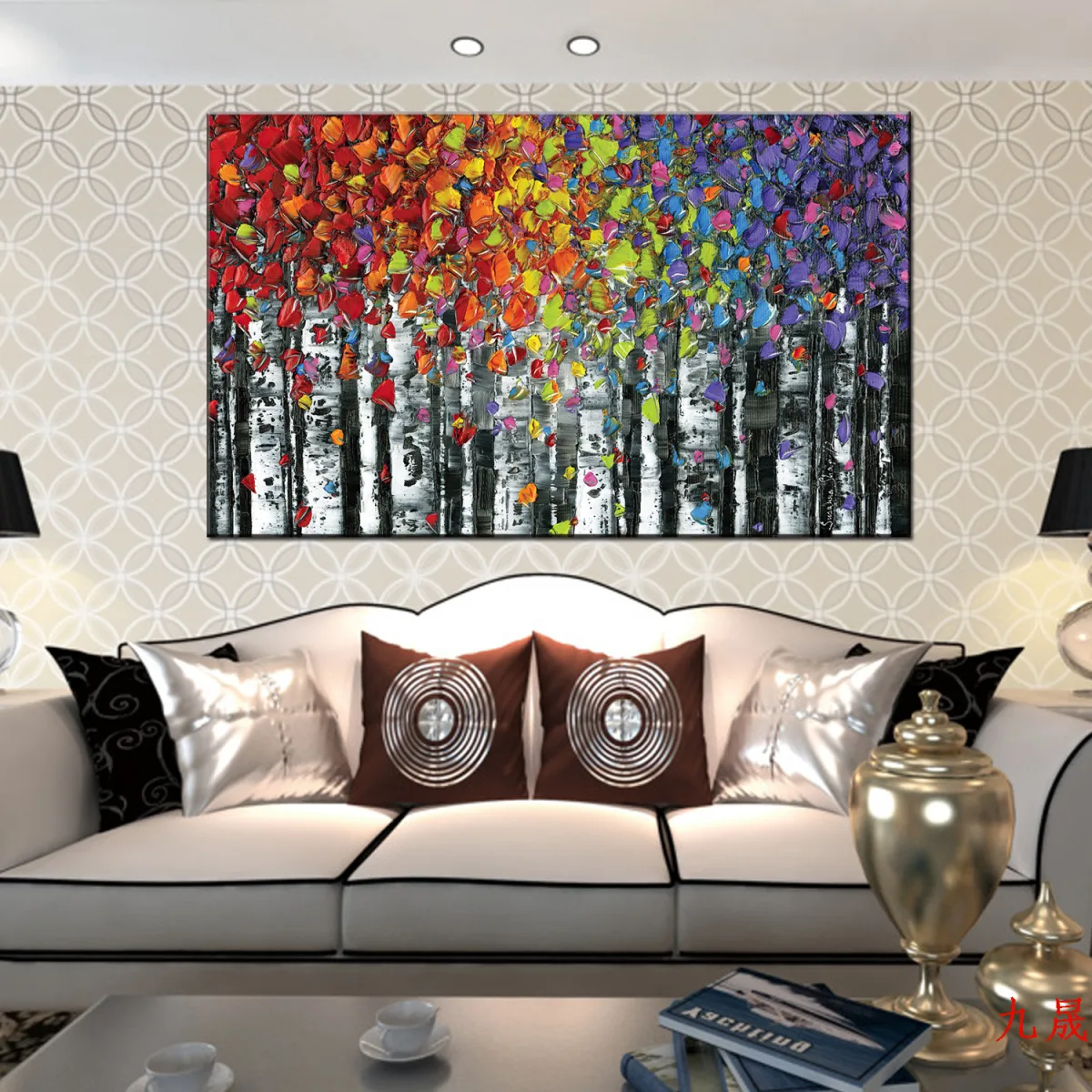 Декоративная картина в стиле минимализм, 60×120 см или 70×140 см