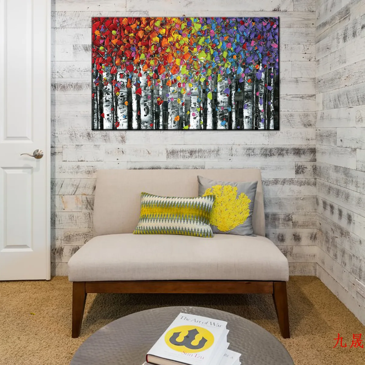 Декоративная картина в стиле минимализм, 60×120 см или 70×140 см