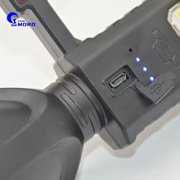 Портативный светодиодный фонарь COB с USB-зарядкой, водозащитный