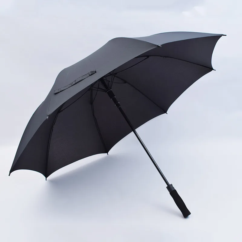 Автоматический зонтик для гольфа из ПГ-ткани с эргономичной ручкой из ЭВА