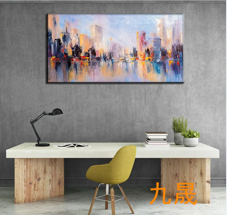 Картина с бегущими лошадьми, масляная живопись, 60×120 и 70×140 см
