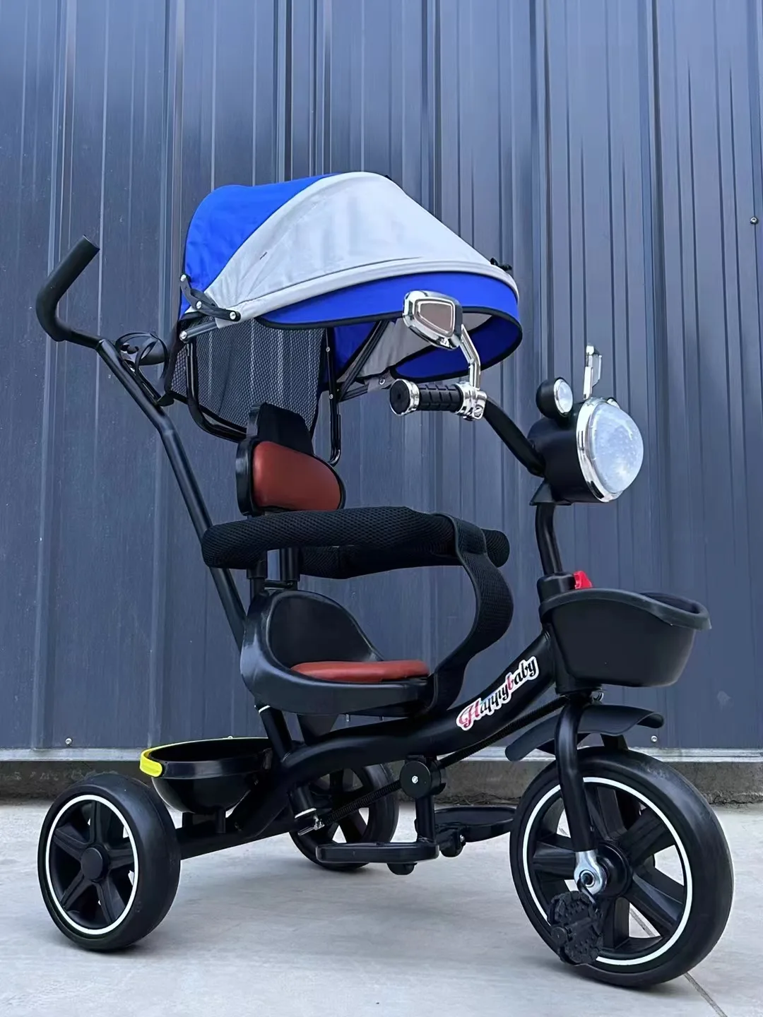 Детская трёхколёсная коляска-велосипед с поворотным сиденьем, 1-5 лет