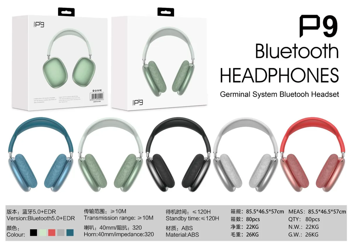 Беспроводные Bluetooth-наушники-моноблоки P9 Pro Max