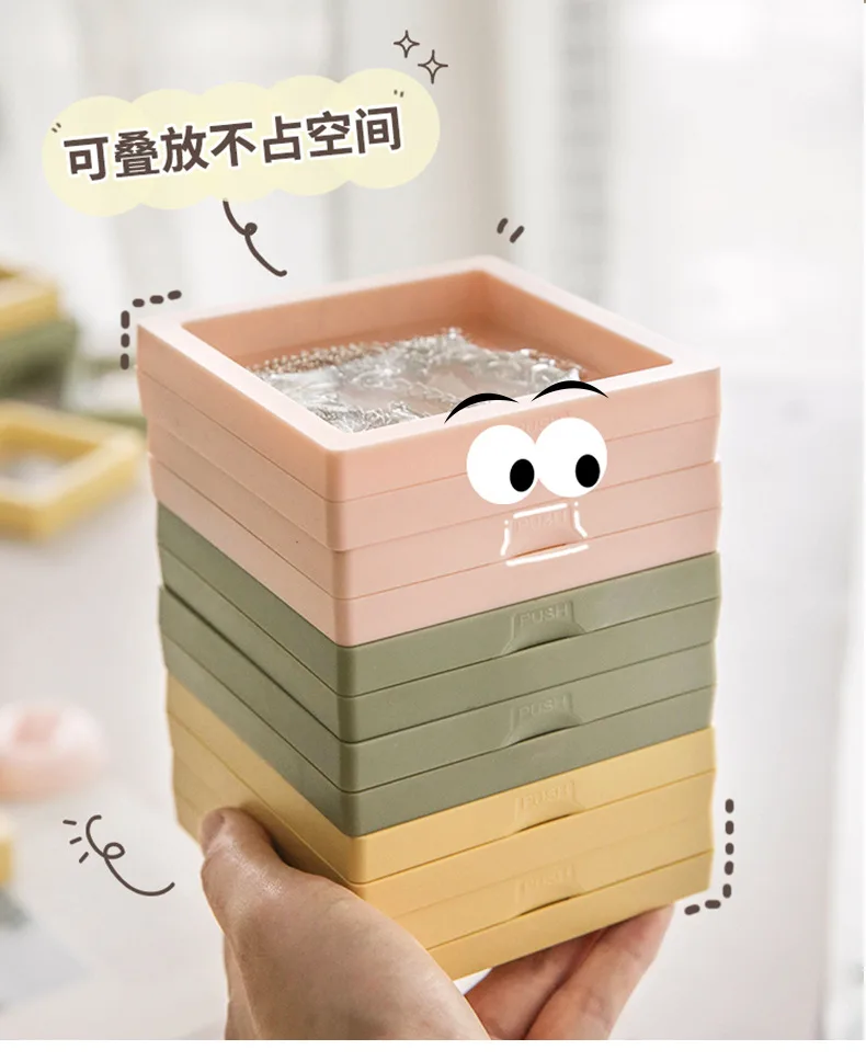 Прозрачная пластиковая коробка для колец и серёжек