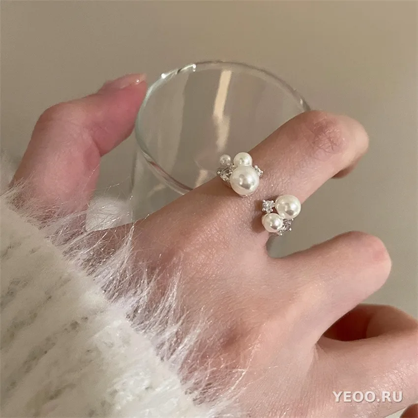 Серебряное кольцо 925 пробы, простой дизайн, без покрытия