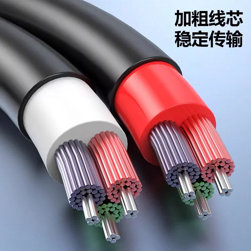 Аудиокабель 3,5 мм на два RCA, для колонок, компьютера и телефона